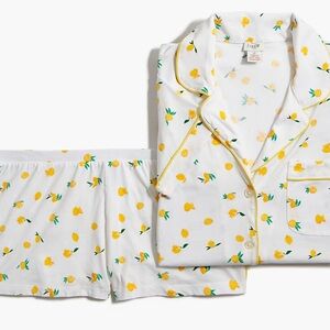 J.Crew Printed Short-Sleeve Knit Pajama Set